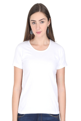 Female Round Neck Half Sleeve Classic Plain