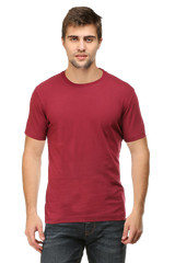 Male Round Neck Half Sleeve Classic Plain Tshirt Multi colours inside