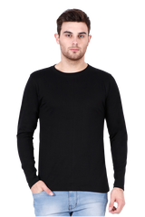 Male Round Neck Full Sleeve | Plain Tshirt Multi colours inside