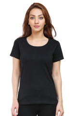 Female Round Neck Half Sleeve Classic Plain