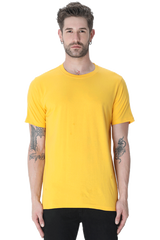 Male Round Neck Half Sleeve Plain Tshirt Multi colours inside