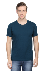 Male Round Neck Half Sleeve Classic Plain Tshirt Multi colours inside