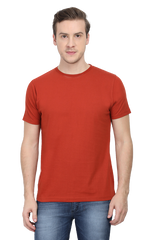 Male Round Neck Half Sleeve Classic Plain Tshirt Multi colours inside