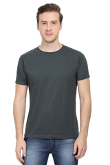 Male Round Neck Half Sleeve Plain Tshirt Multi colours inside