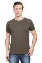 Male Round Neck Half Sleeve Plain Tshirt Multi colours inside