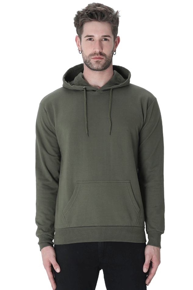 Unisex Hooded Plain SweatShirt Multi colours inside