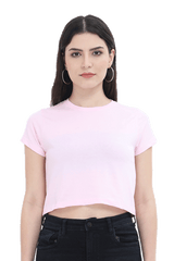 Female Plain Crop Top