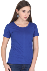 Female Round Neck Half Sleeve Classic Plain