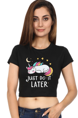 Female Crop Top | Just Do It Later