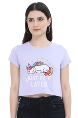 Female Crop Top | Just Do It Later