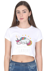 Female Crop Top | Just Do It Later