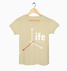 Female Round Neck Half Sleeve Classic | Life Is Short