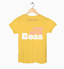 Female Round Neck Half Sleeve Classic | The Real Boss