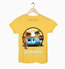 Female Round Neck Half Sleeve Classic | The Adventure