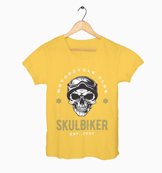 Female Round Neck Half Sleeve Classic | Skulbiker