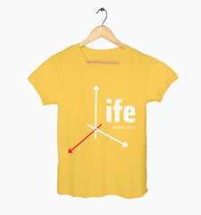 Female Round Neck Half Sleeve Classic | Life Is Short