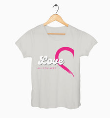 Female Round Neck Half Sleeve Classic | All You Need Is Love