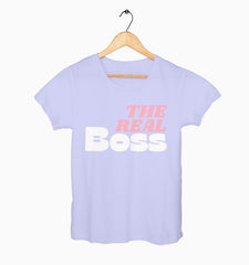 Female Round Neck Half Sleeve Classic | The Real Boss