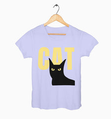 Female Round Neck Half Sleeve Classic | Cat