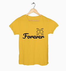 Female Round Neck Half Sleeve Classic | Together Forever