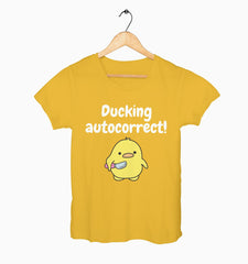 Female Round Neck Half Sleeve Classic | Ducking Autocorrect