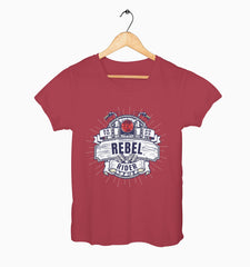 Female Round Neck Half Sleeve Classic | Rebel Rider