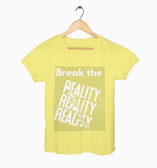 Female Round Neck Half Sleeve Classic | Break The Reality