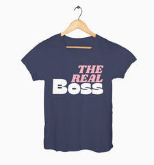 Female Round Neck Half Sleeve Classic | The Real Boss