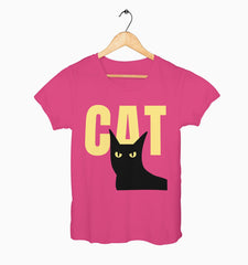 Female Round Neck Half Sleeve Classic | Cat