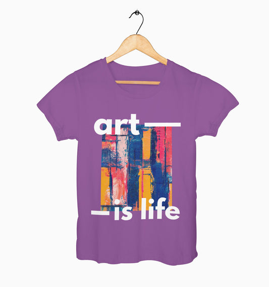 Female Round Neck Half Sleeve Classic | Art Is Life