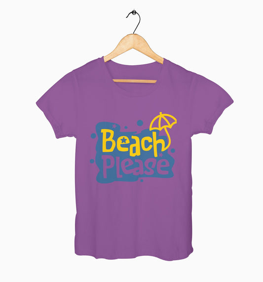 Female Round Neck Half Sleeve Classic | Beach Please