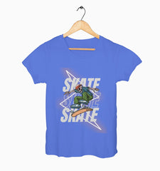 Female Round Neck Half Sleeve Classic | Skate