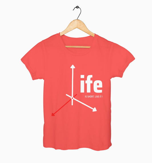 Female Round Neck Half Sleeve Classic | Life Is Short