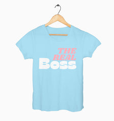 Female Round Neck Half Sleeve Classic | The Real Boss