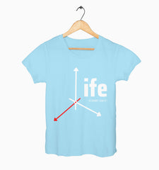 Female Round Neck Half Sleeve Classic | Life Is Short