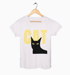 Female Round Neck Half Sleeve Classic | Cat