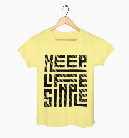 Female Round Neck Half Sleeve Classic | Keep Life Simple