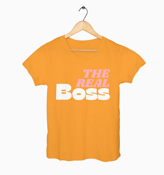 Female Round Neck Half Sleeve Classic | The Real Boss