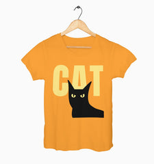 Female Round Neck Half Sleeve Classic | Cat