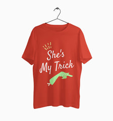 Male Round Neck Half Sleeve Classic | She's My Trick