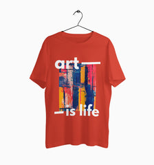 Male Round Neck Half Sleeve Classic | Art Is Life