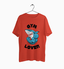 Male Round Neck Half Sleeve Classic | Gym Lover Shark