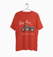 Male Round Neck Half Sleeve Classic | Stay Ride