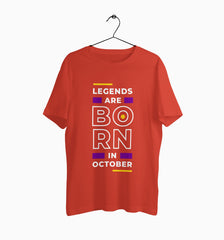 Male Round Neck Half Sleeve Classic | October Legends