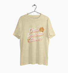 Male Round Neck Half Sleeve Classic Graphic Tshirt | Chai Samosa