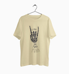 Male Round Neck Half Sleeve Classic | I Love Punk