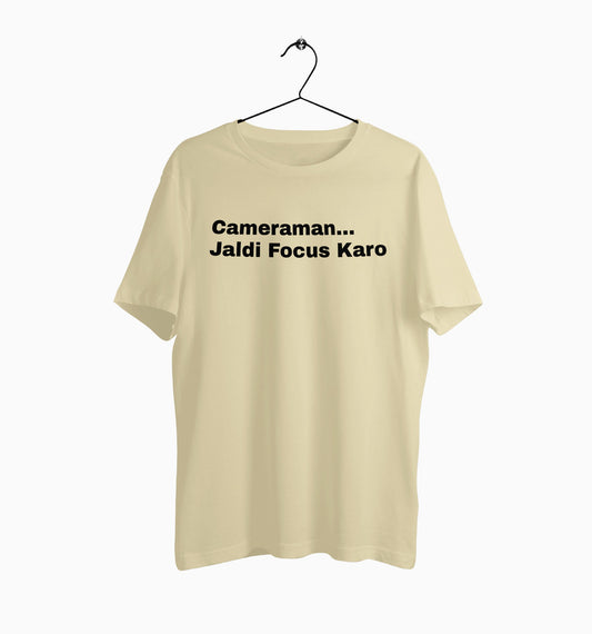 Male Round Neck Half Sleeve Classic | Cameraman