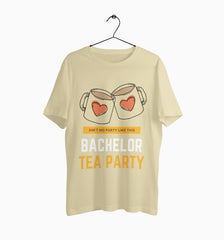 Male Round Neck Half Sleeve Classic | Bachelor tea party