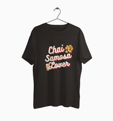 Male Round Neck Half Sleeve Classic Graphic Tshirt | Chai Samosa