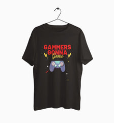 Male Round Neck Half Sleeve Classic | Gamers Gona Game